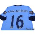 Photo4: Manchester City 2014-2015 Home Shirt #16 Kun Aguero Champions Barclays Premier League Patch/Badge