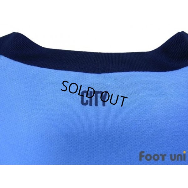 Photo7: Manchester City 2014-2015 Home Shirt #16 Kun Aguero Champions Barclays Premier League Patch/Badge