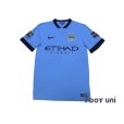 Photo1: Manchester City 2014-2015 Home Shirt #16 Kun Aguero Champions Barclays Premier League Patch/Badge (1)