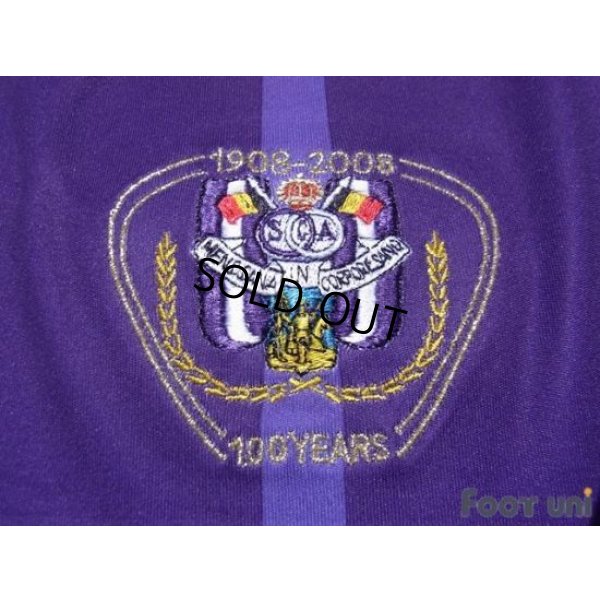 Photo5: Anderlecht 2008-2009 Centenario Home Shirt
