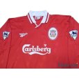Photo3: Liverpool 1996-1998 Home Long Sleeve Shirt #15 Berger The F.A. Premier League Patch/Badge