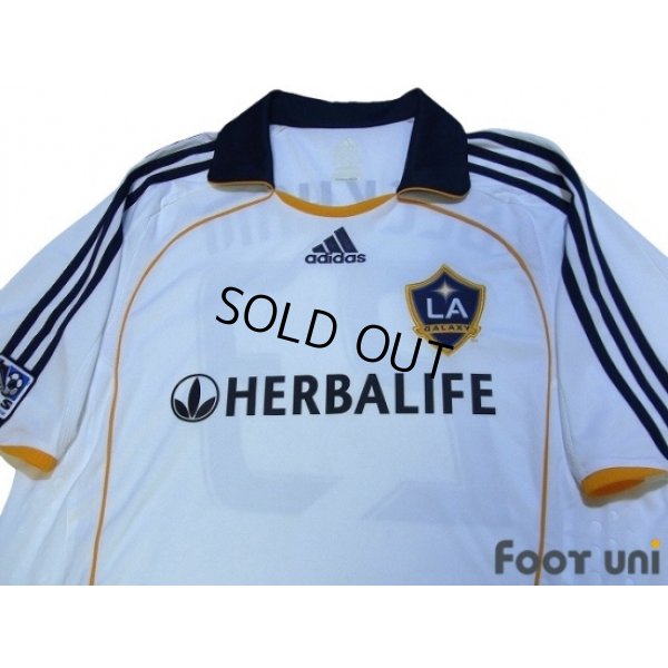 Photo3: LA Galaxy 2008-2009 Home Shirt #23 Beckham MLS Patch/Badge