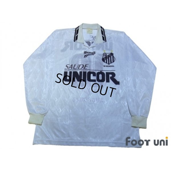 Photo1: Santos 1996 Home L/S Shirt #10