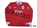 Liverpool 1996-1998 Home Long Sleeve Shirt #15 Berger The F.A. Premier League Patch/Badge