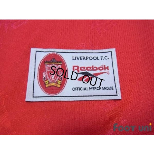 Photo7: Liverpool 1996-1998 Home Long Sleeve Shirt #15 Berger The F.A. Premier League Patch/Badge
