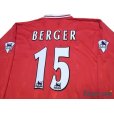 Photo4: Liverpool 1996-1998 Home Long Sleeve Shirt #15 Berger The F.A. Premier League Patch/Badge