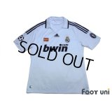 Real Madrid 2008-2009 Home Shirt Champions League Trophy Patch/Badge Champions League Patch/Badge