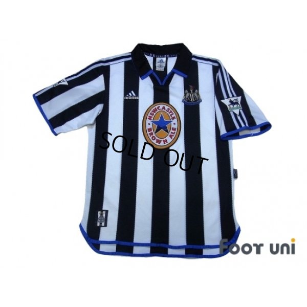 Photo1: Newcastle 1999-2000 Home Shirt #9 Shearer The F.A. Premier League Patch/Badge