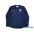 Photo1: Atletico Madrid 2011-2012 Away Authentic L/S Shirt (1)