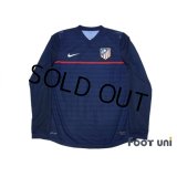 Atletico Madrid 2011-2012 Away Authentic L/S Shirt