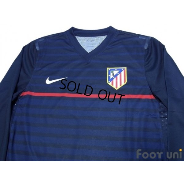 Photo3: Atletico Madrid 2011-2012 Away Authentic L/S Shirt