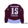 Photo2: Vissel Kobe 2007 Home Player Long Sleeve Shirt #15 Uchiyama (2)