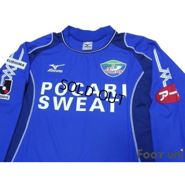 Photo3: Tokushima Vortis 2005-2006 Home Long Sleeve Shirt