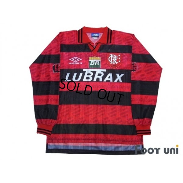 Photo1: Flamengo 1995 Centenario Home Long Sleeve Shirt #10