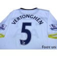 Photo4: Tottenham Hotspur 2014-2015 Home Shirt #5 Vertonghen BARCLAYS PREMIER LEAGUE Patch/Badge