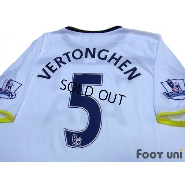 Photo4: Tottenham Hotspur 2014-2015 Home Shirt #5 Vertonghen BARCLAYS PREMIER LEAGUE Patch/Badge