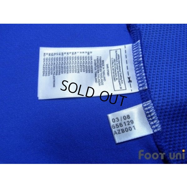 Photo8: Chelsea 2008-2009 Home Authentic Long Sleeve Shirt #26 Terry Champions League Patch/Badge