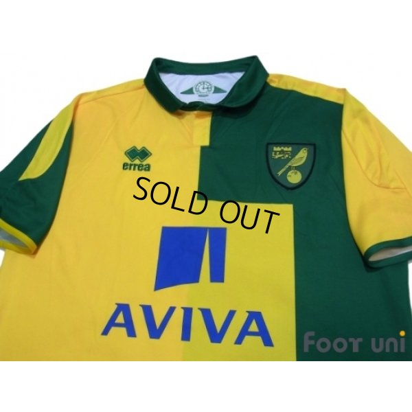 Photo3: Norwich City FC 2015-2016 Home Shirt