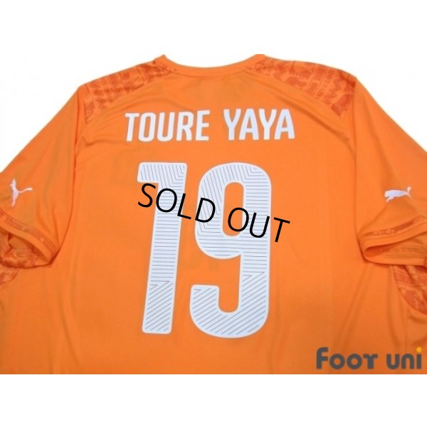Photo4: Cote d'Ivoire 2014 Home Shirt #19 Toure Yaya w/tags