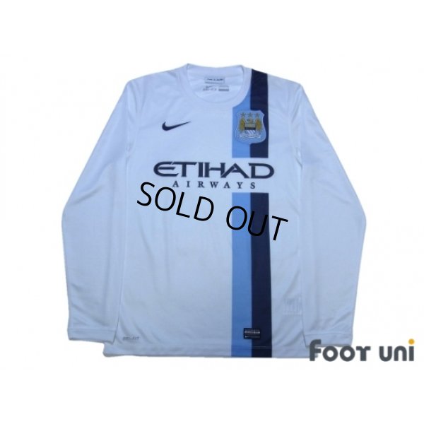 Photo1: Manchester City 2013-2014 3RD Long Sleeve Shirt