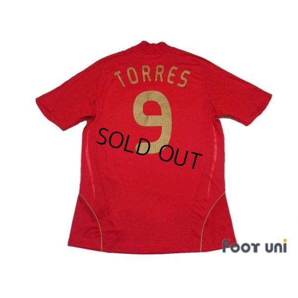 Photo2: Spain Euro 2008 Home Shirt #9 Torres w/tags