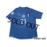 Italy 2009 Home #21 Pirlo w/FIFA Confederations Cup South Africa 2009 Patch