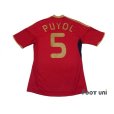 Photo2: Spain 2009 Home Shirt #5 Puyol (2)