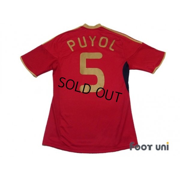 Photo2: Spain 2009 Home Shirt #5 Puyol