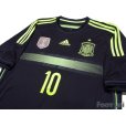 Photo3: Spain 2014 Away Shirt #10 Fabregas 2010 FIFA World Champions Patch (3)