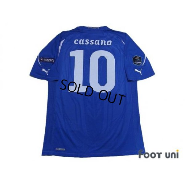 Photo2: Italy 2010 Home Shirt #10 Cassano