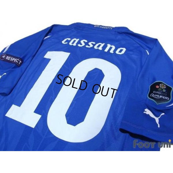 Photo3: Italy 2010 Home Shirt #10 Cassano