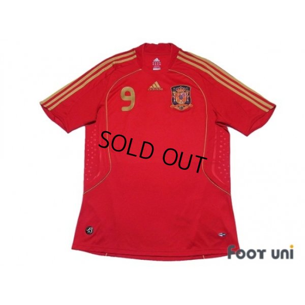 Photo1: Spain Euro 2008 Home Shirt #9 Torres w/tags