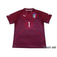 Photo1: Italy 2014 Shirt GK #1 Buffon (1)