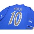 Photo4: Italy 2003 Home Shirt #10 Totti (4)