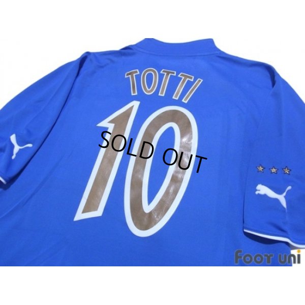 Photo4: Italy 2003 Home Shirt #10 Totti