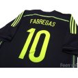 Photo4: Spain 2014 Away Shirt #10 Fabregas 2010 FIFA World Champions Patch (4)