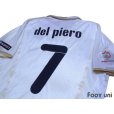 Photo4: Italy Euro 2008 Away Shirt #7 Del Piero (4)