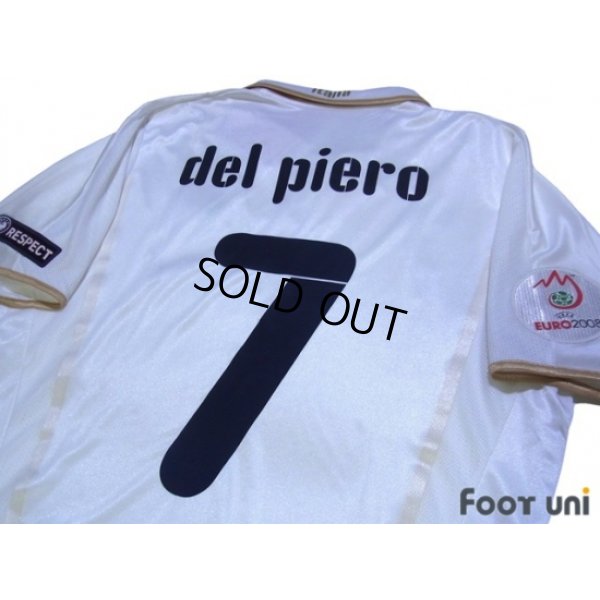 Photo4: Italy Euro 2008 Away Shirt #7 Del Piero