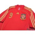 Photo3: Spain Euro 2008 Home Shirt #9 Torres w/tags (3)