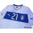 Photo3: Italy 2012 Away Shirt #21 Pirlo (3)