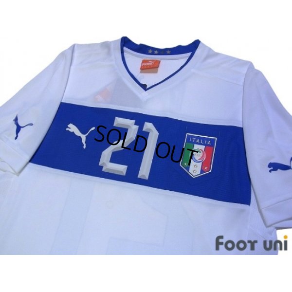 Photo3: Italy 2012 Away Shirt #21 Pirlo