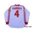 Photo2: Spain Euro 2000 3rd Long Sleeve Shirt #4 Guardiola UEFA Euro 2000 Patch + Fair Play Patch w/tags (2)