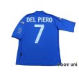 Photo2: Italy 2000 Home Shirt #7 Del Piero Korea Japan FIFA World Cup 2002 Patch (2)