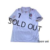 Italy Euro 2008 Away Shirt #7 Del Piero