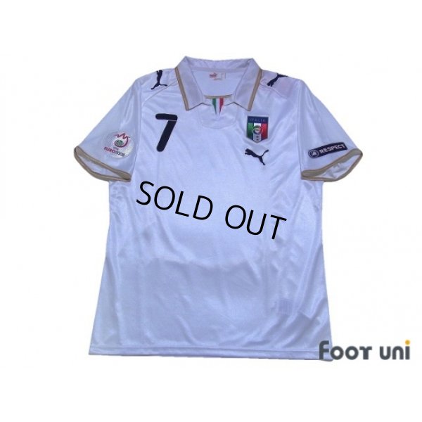 Photo1: Italy Euro 2008 Away Shirt #7 Del Piero