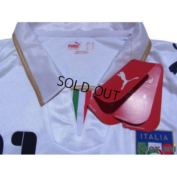 Photo3: Italy 2008 Away Long Sleeve Shirt #21 Pirlo