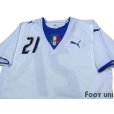 Photo3: Italy 2006 Away Shirt #21 Pirlo (3)