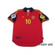 Photo1: Spain Euro 2010 Home Shirt #10 Raul UEFA Euro 2000 Patch Fair Play Patch (1)