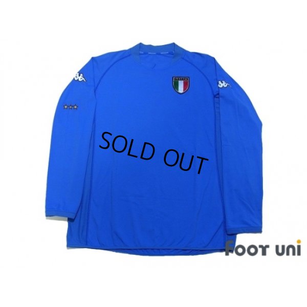 Photo1: Italy 2002 Home Long Sleeve Shirt