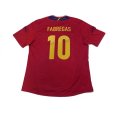 Photo2: Spain 2012 Home Shirt #10 Fabregas w/tags (2)